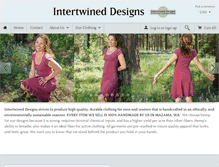 Tablet Screenshot of intertwineddesigns.com